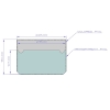 Kanban Cebi 160*225mm (K02)-Siyah - 250 Adet