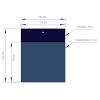 Kanban Cebi 160*130mm (K15)-Siyah - 250 Adet