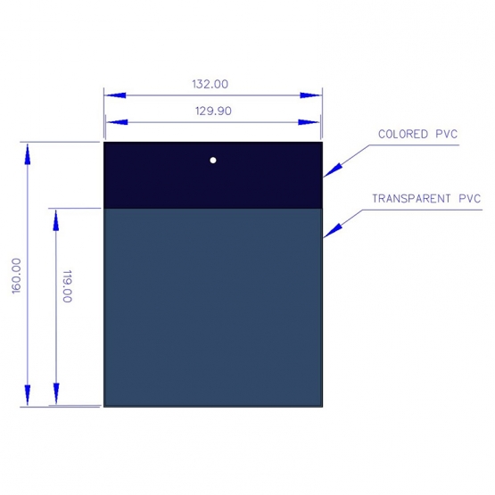 Kanban Cebi 160*130mm (K15)-Siyah - 250 Adet