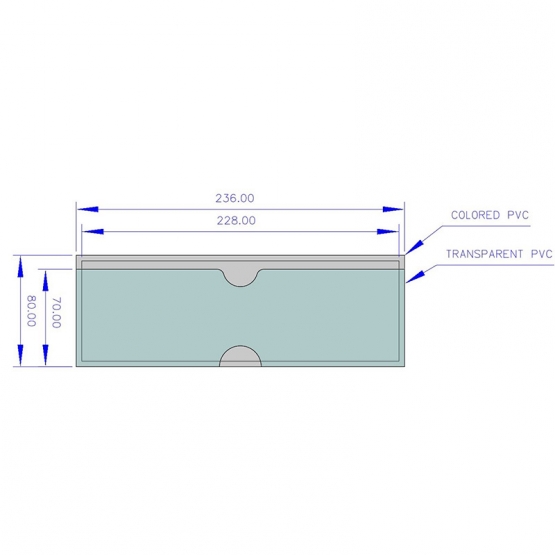 Kanban Cebi 80*236mm (K64) - 500 Adet